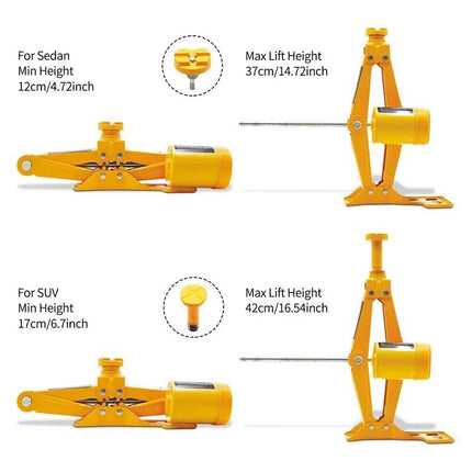 12V DC Electric Car Floor Jack - 3 Ton Lifting Power for SUVs & Cars - Wnkrs