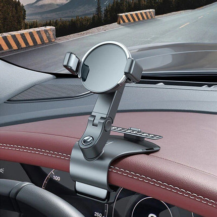 360° Rotating Universal Car Phone Holder with Multi-Placement and Anti-Slip Grip - Wnkrs