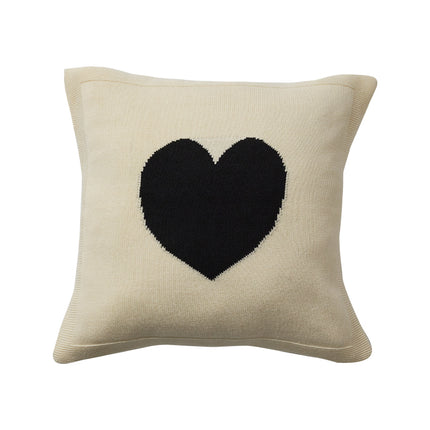 Cute Black And White Nordic Style Living Room Sofa Pillow Cushion With Core - Wnkrs