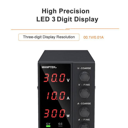 30V 10A Adjustable DC Power Supply - Wnkrs