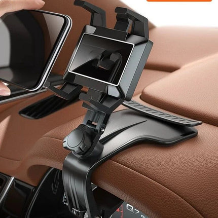 360° Rotating Universal Car Phone Mount - Dashboard & Mirror Holder - Wnkrs