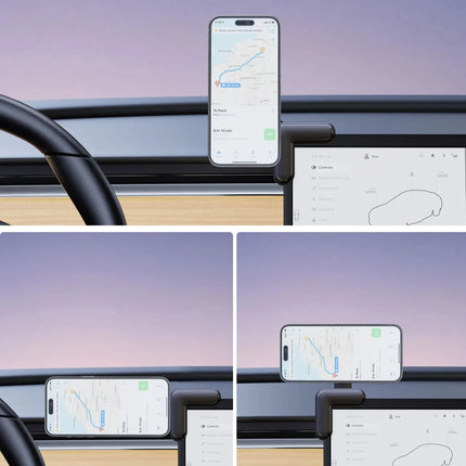 Support de téléphone magnétique rotatif à 360° pour tableau de bord de voiture