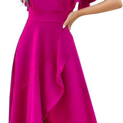 European And American Satin Women's Evening Dress