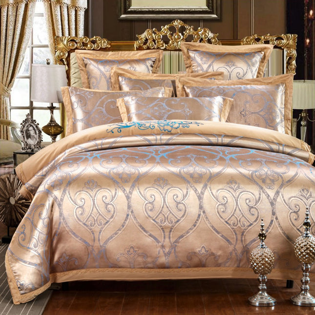 European Style Jacquard Cotton Embroidery Quilt Cover - Wnkrs