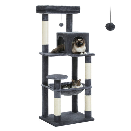 Torre de árbol para gatos de varios niveles