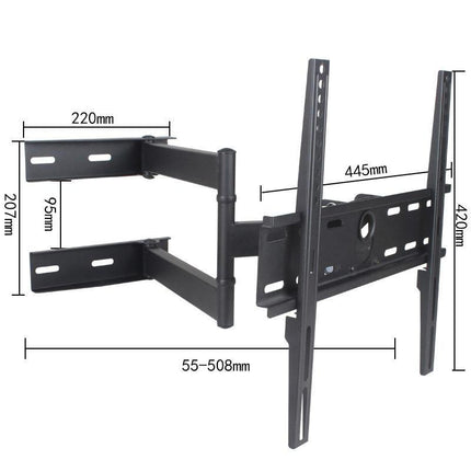 32"-58" Full Motion TV Wall Mount with Articulating Arms and Tilt