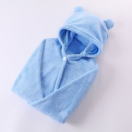 Cotton baby care hooded bath towel - Wnkrs