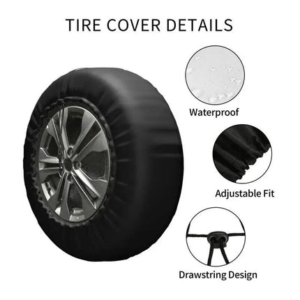 Universal Adventure-Themed Tire Cover for SUV, Truck & Camper - Wnkrs