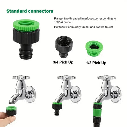 Expandable High-Pressure Multi-Function Car Wash and Garden Hose