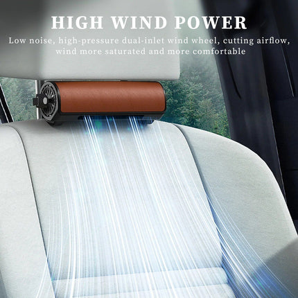 Electric 3-Speed Car Headrest Cooling Fan with USB Plug-in - Wnkrs