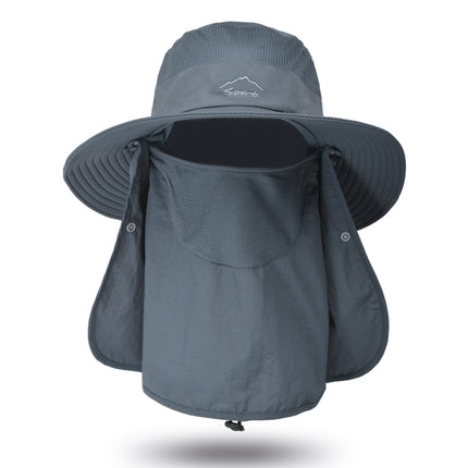 QuickDry UV Protection Fisherman Cap with Face Neck Cover