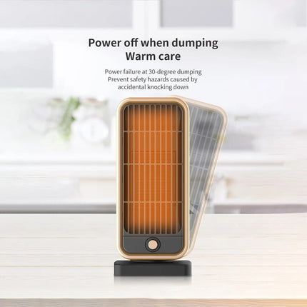 500W Portable Desktop Heater with PTC Fast Heating & Energy Saving - Wnkrs