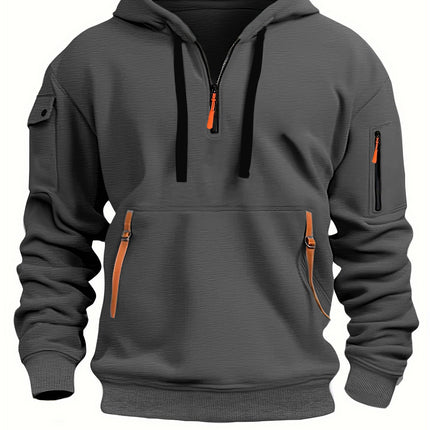 Dropped Shoulder Hooded Sweatshirt Men's Women's Plus Size Loose Pullover Fashion Sweatshirt