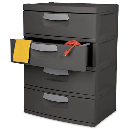 Durable 4-Drawer Storage Organizer for Home and Garage - Wnkrs