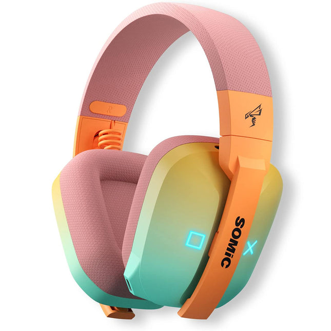 Auriculares inalámbricos para juegos con Bluetooth y conexión de 3 modos
