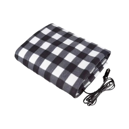 Couverture polaire chauffante pour voiture 12 V avec minuterie