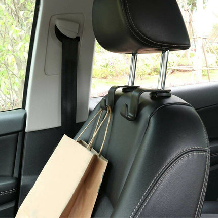 Car Seat Headrest Hook: Streamlined Storage for Bags & Clothes - Wnkrs