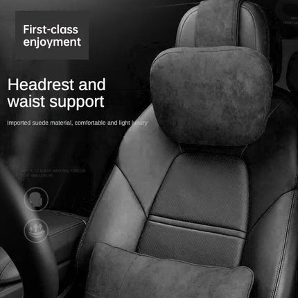 Universal Adjustable Car Neck Pillow Support with Soft Plush Finish - Wnkrs