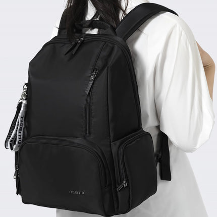 Mochila escolar informal para computadora portátil de 14 pulgadas para mujer: resistente al agua y lista para viajar