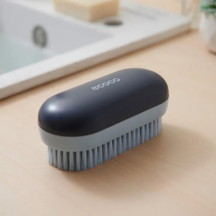 Brosse de nettoyage multifonctionnelle à poils doux pour chaussures et vêtements