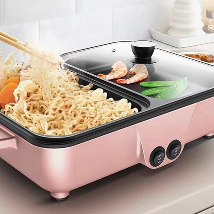 Student dormitory pan roast-shabu one pan frying pan - Wnkrs