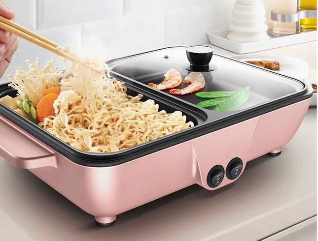 Student dormitory pan roast-shabu one pan frying pan - Wnkrs