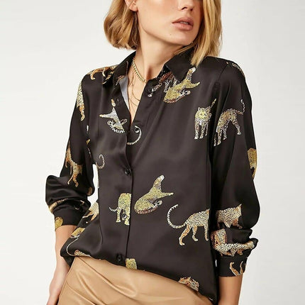 Women's Long Sleeved Blouse - Wnkrs