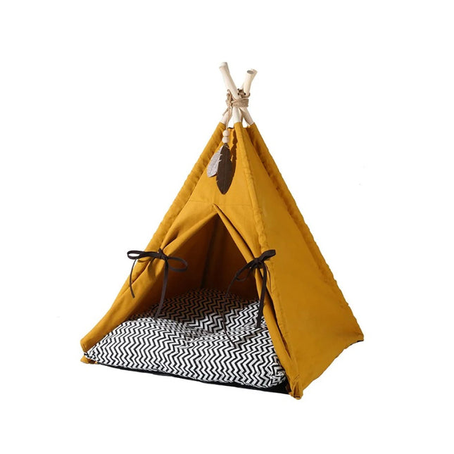 Tienda de campaña para gatos Sunset Yellow