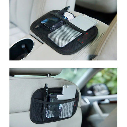 Universal Car Storage Net Pocket: Mobile Phone & Gadget Organizer - Wnkrs