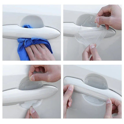 Transparent Car Door Handle & Mirror Protection Strips - Wnkrs