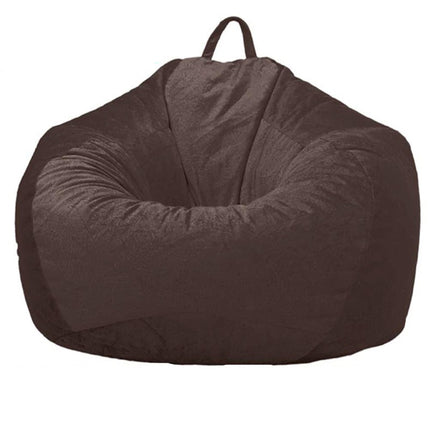 Lazy Sofa Bean Bag Cloth Cover Tatami Short Velvet No Filler Home Toy Storage - Wnkrs