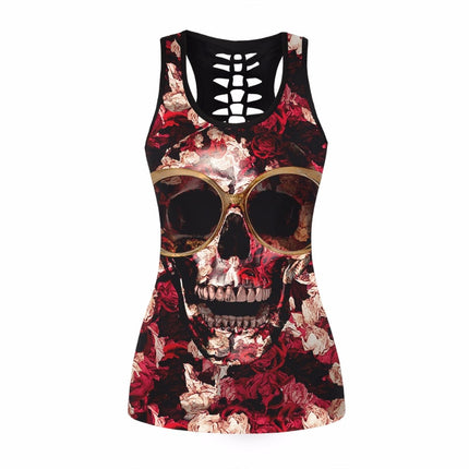 Rock Style Skull Women's Tank Top - Wnkrs