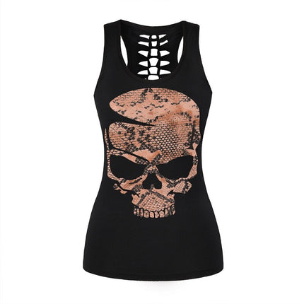 Rock Style Skull Women's Tank Top - Wnkrs