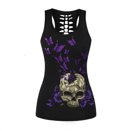 Rock Style Skull Women's Tank Top - Wnkrs