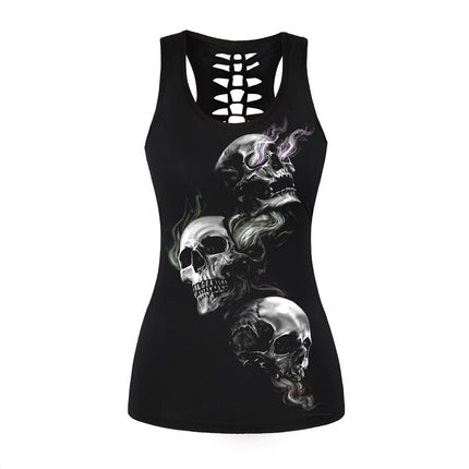 Rock Style Skull Women's Tank Top - Wnkrs