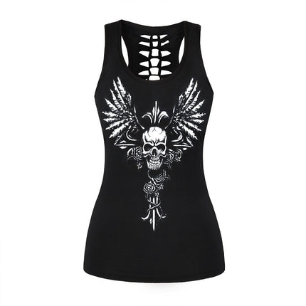 Rock Style Skull Women's Tank Top - Wnkrs