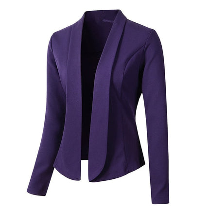 Casual Styled Solid Women's Blazer - Wnkrs