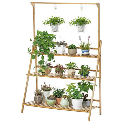 3-Tier Bamboo Plant Stand - Wnkrs