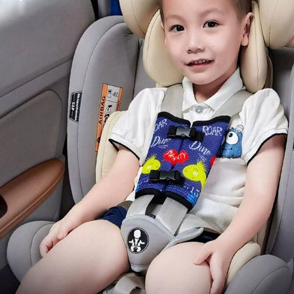 Kid's Cartoon Seat Belt Shoulder Guard - Safety Seat Anti-Slip Accessory - Wnkrs