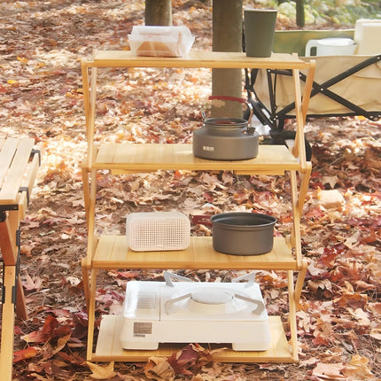 Étagère de rangement pour camping en plein air