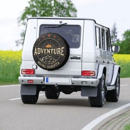 Universal Adventure-Themed Tire Cover for SUV, Truck & Camper - Wnkrs