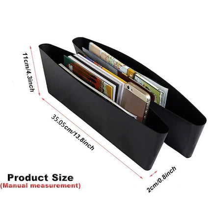 Car Seat Gap Filler Organizer with Cup Holder - Multi-Compartment Storage Solution - Wnkrs