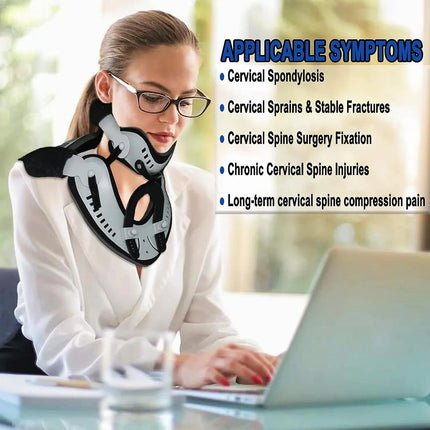 Adjustable Orthopedic Cervical Collar - Neck Support & Pain Relief Brace - Wnkrs