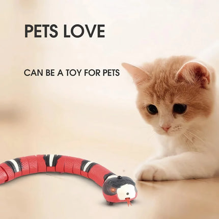 Electric Induction Rechargeable Cat Toy - Automatic Funny Snake for Cats & Dogs