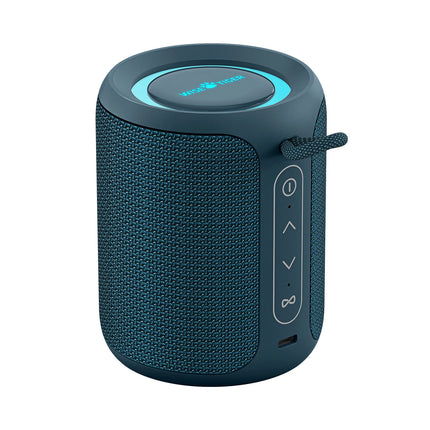 15W Mini Portable Waterproof Bluetooth Speaker with Bass Boost & TWS Dual Pairing - Outdoor Wireless Speaker