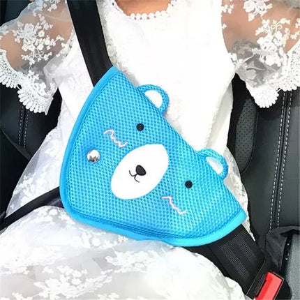 Kid-Friendly Car Seat Belt Adjuster with Cute Cartoon Design - Wnkrs