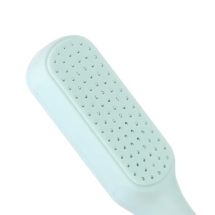 Brosse à cheveux de massage antistatique autonettoyante