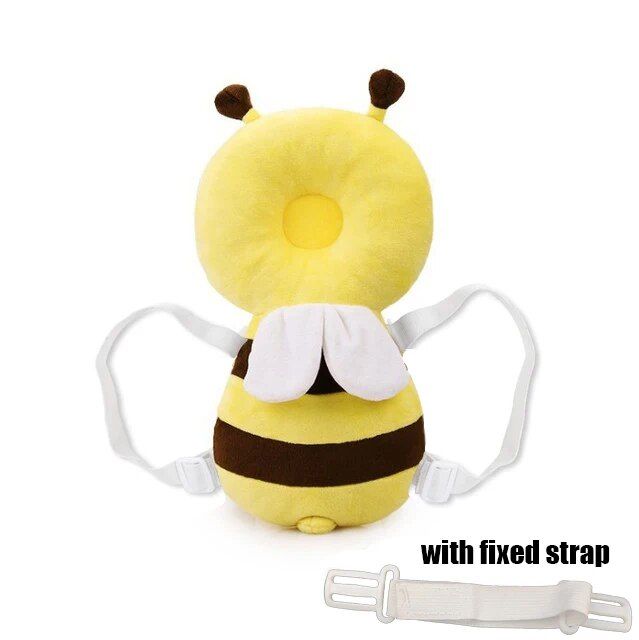 Cartoon Bee Baby Head Back Protector - Wnkrs