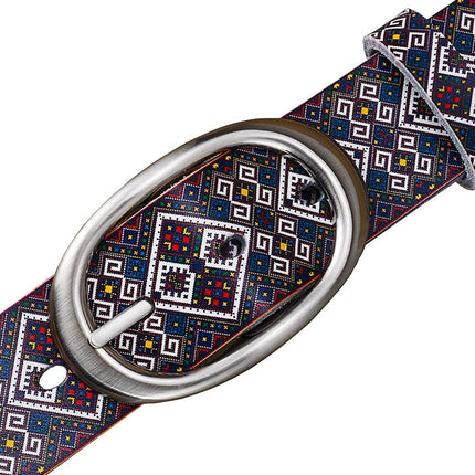 Patterned Leather Belt for Women - Wnkrs