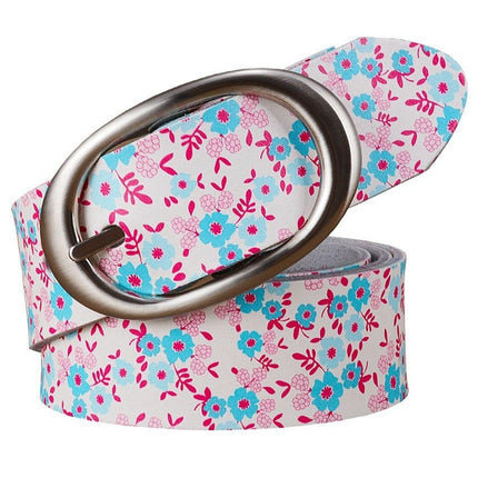 Patterned Leather Belt for Women - Wnkrs